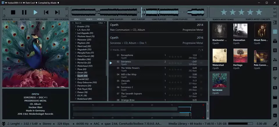 Foobar2000 (скриншот, фото)