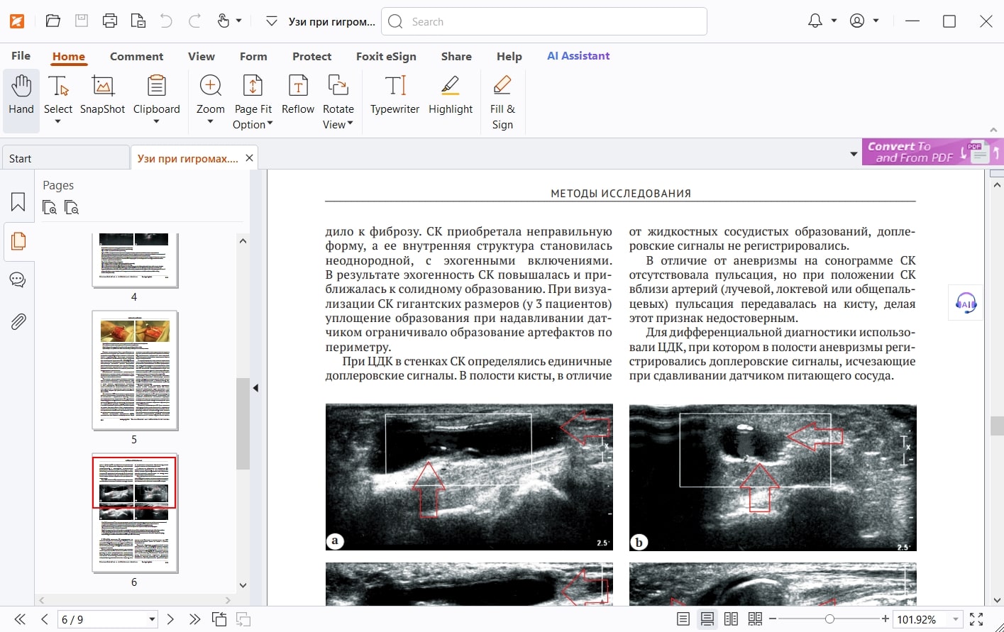 Foxit PDF Reader (скриншот, фото)