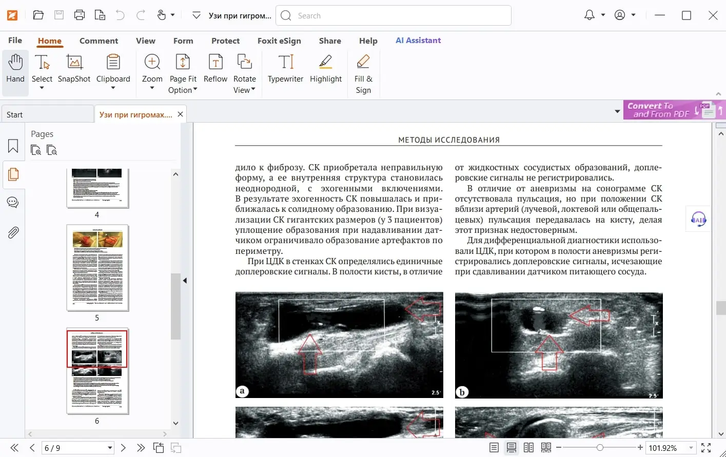 Foxit PDF Reader (скриншот, фото)