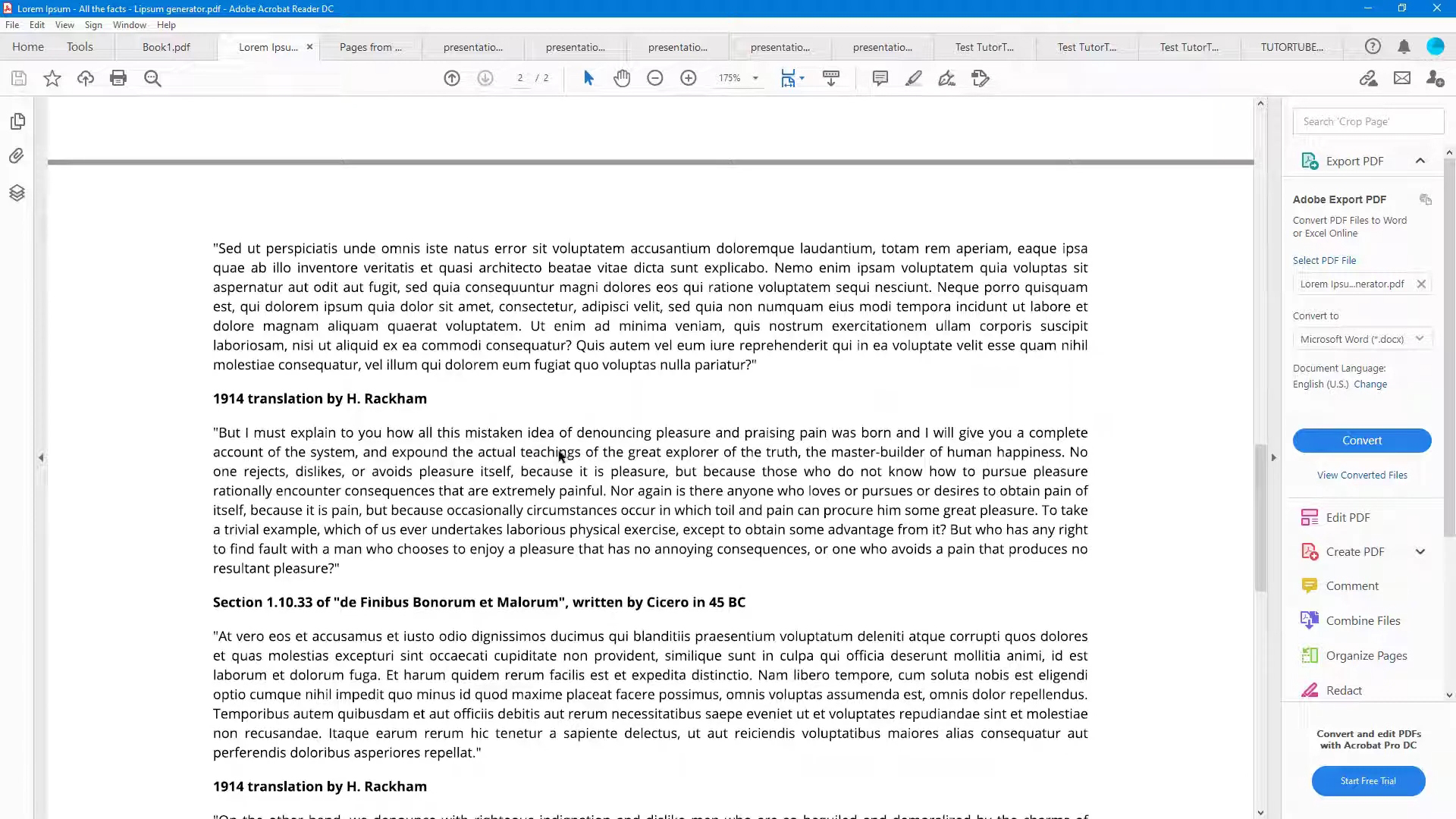 Adobe Reader (screenshot, photo)