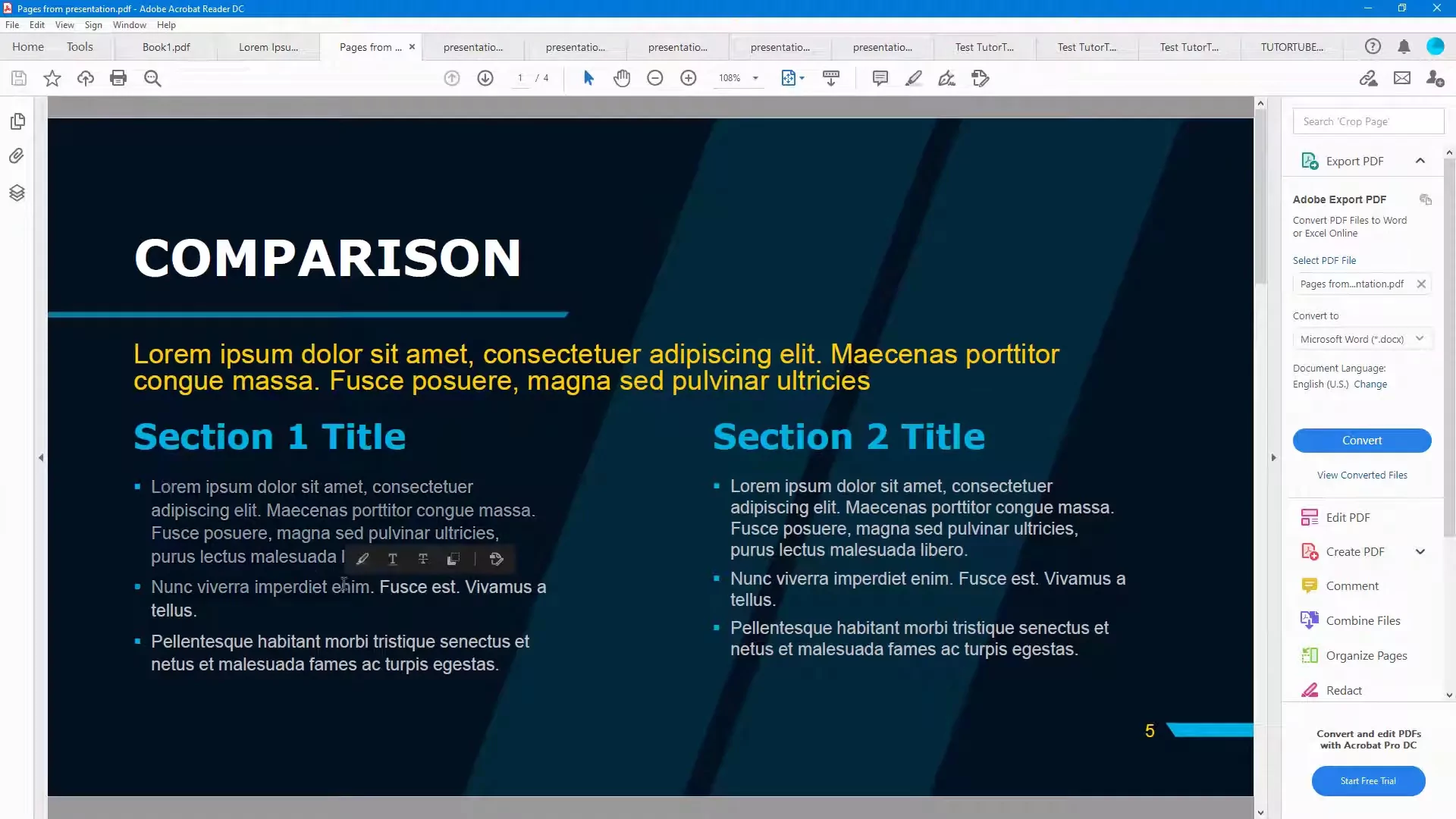 Adobe Reader (screenshot, photo)