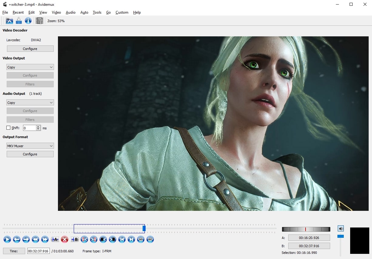 Avidemux (screenshot, photo)