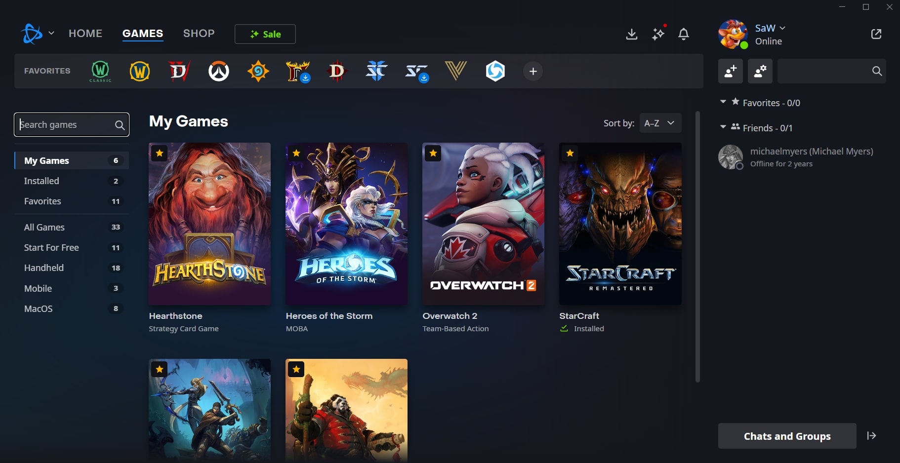 Battle.net (screenshot, photo)