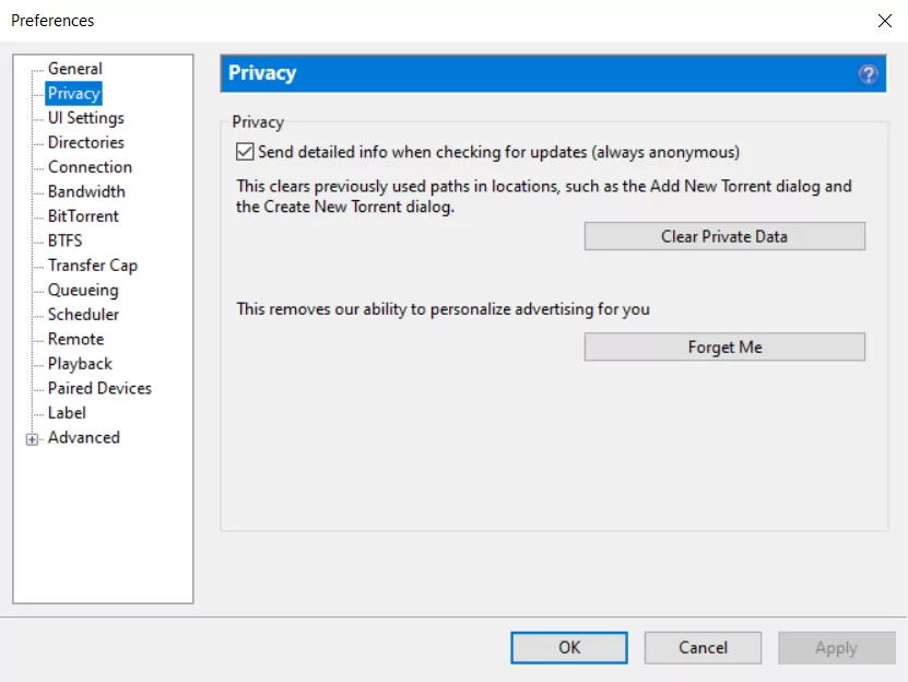 BitTorrent (screenshot, photo)