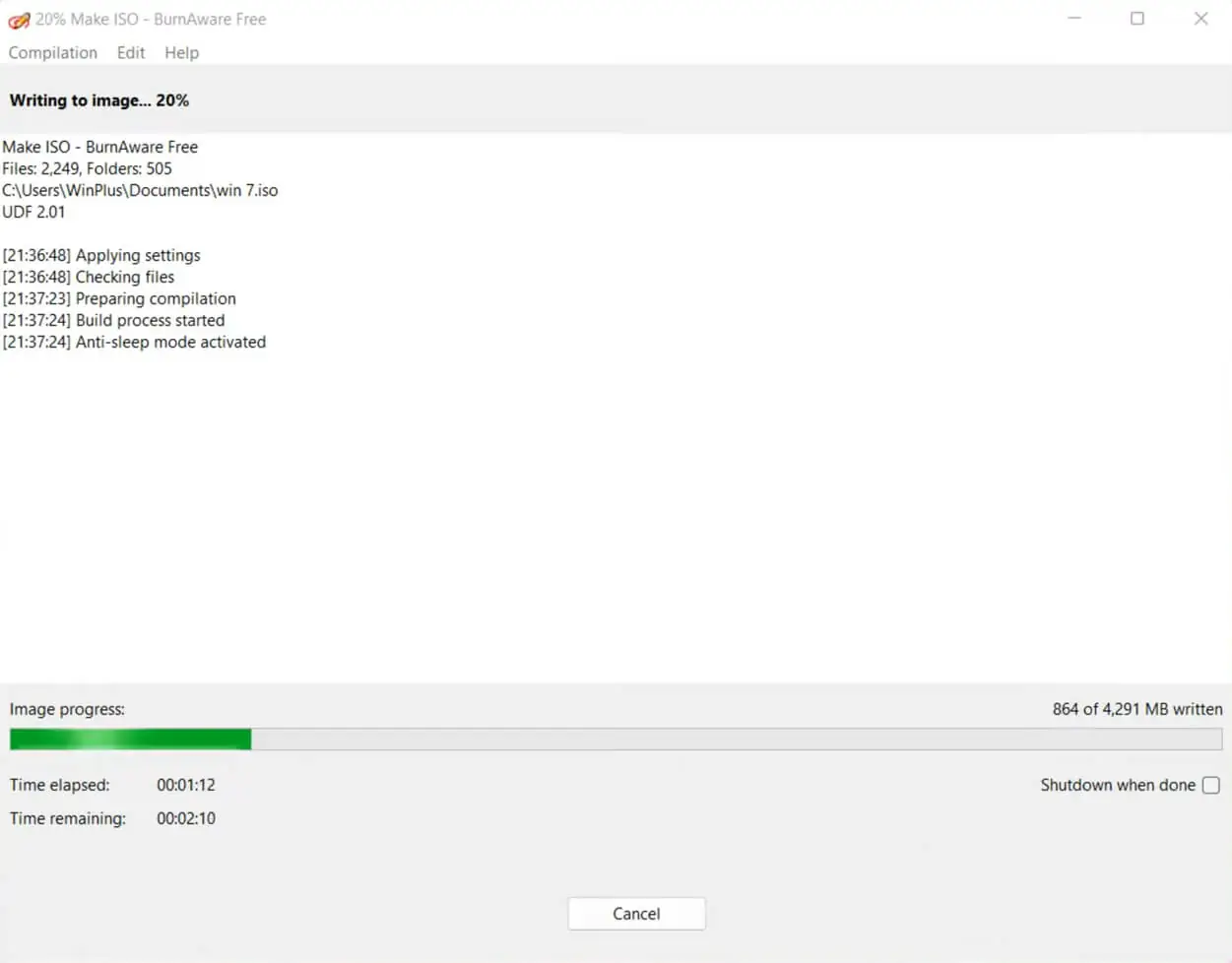BurnAware Free (screenshot, photo)