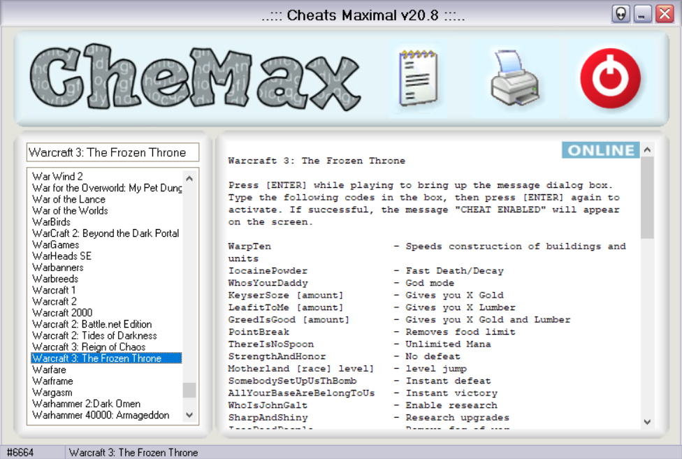 Chemax (screenshot, photo)