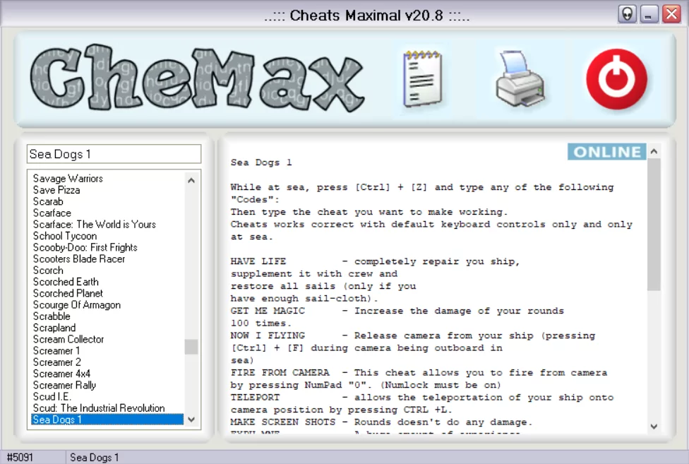 Chemax (screenshot, photo)
