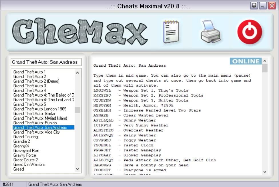 Chemax (screenshot, photo)