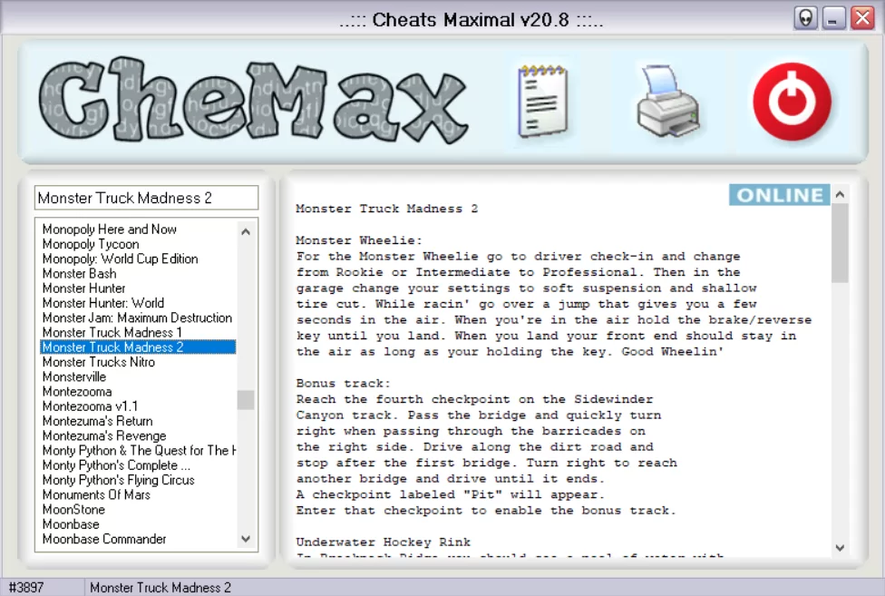 Chemax (screenshot, photo)