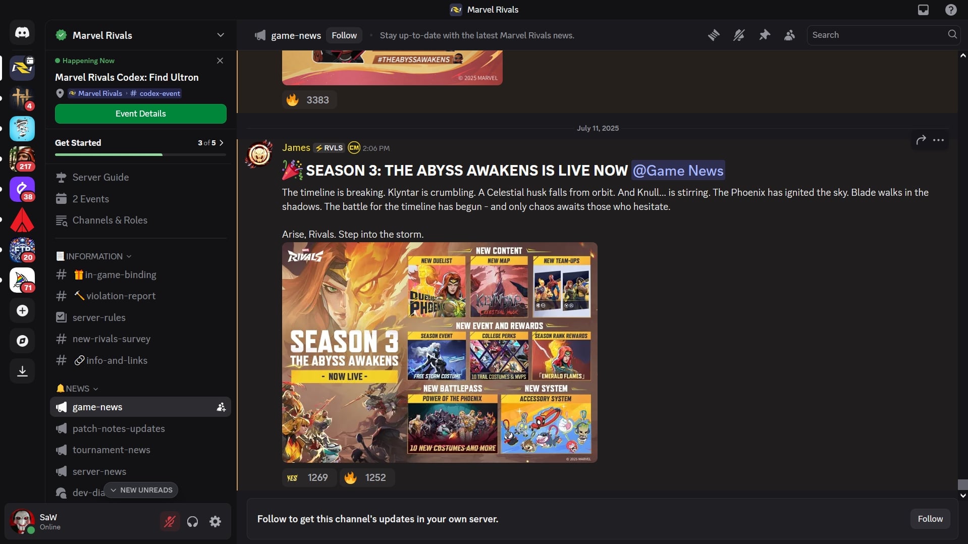 Discord (screenshot, photo)