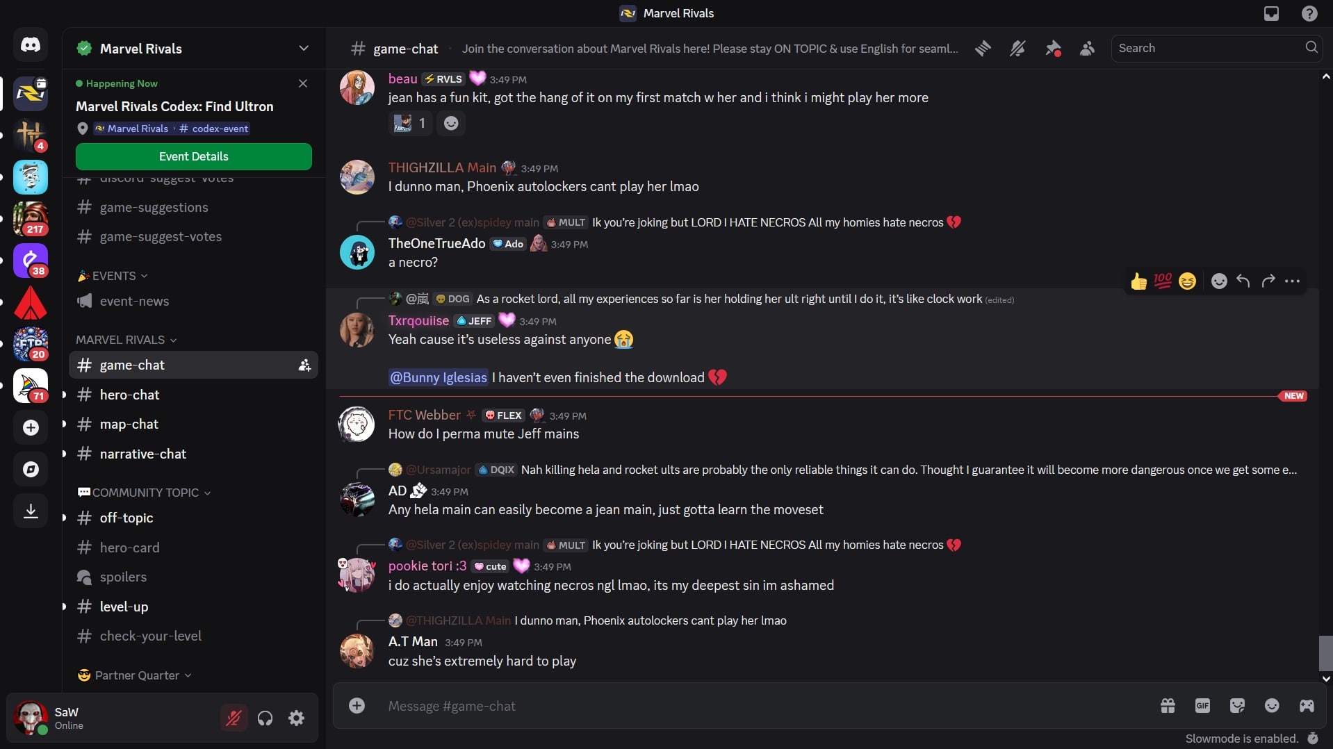 Discord (screenshot, photo)