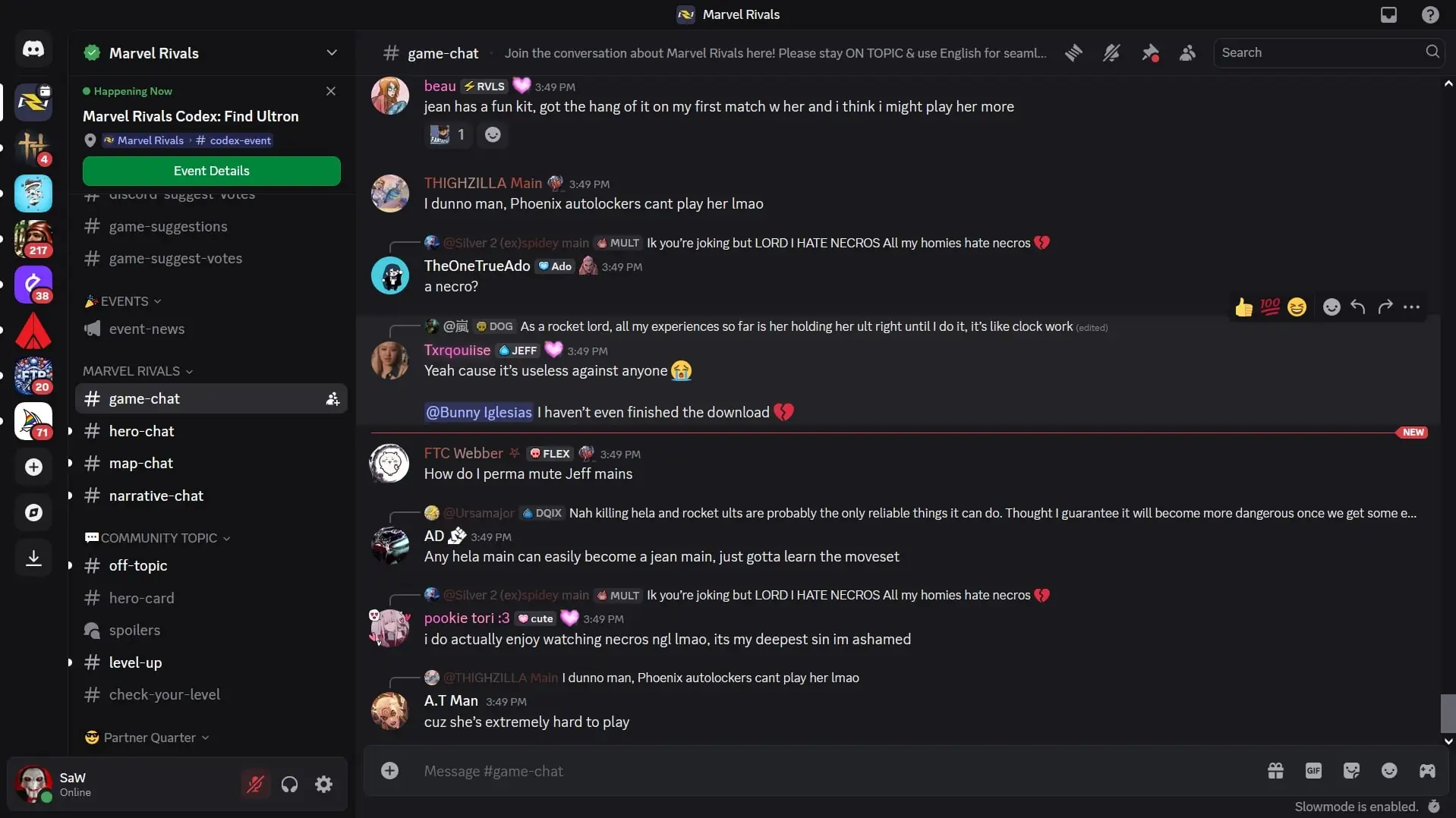 Discord (screenshot, photo)