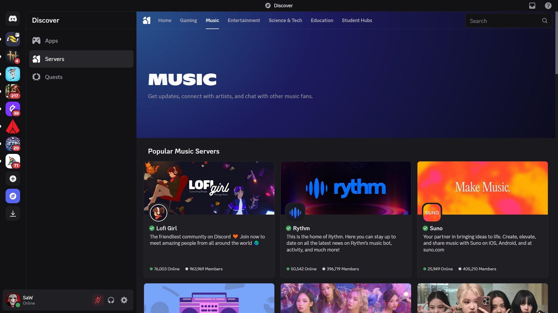 Discord (screenshot, photo)