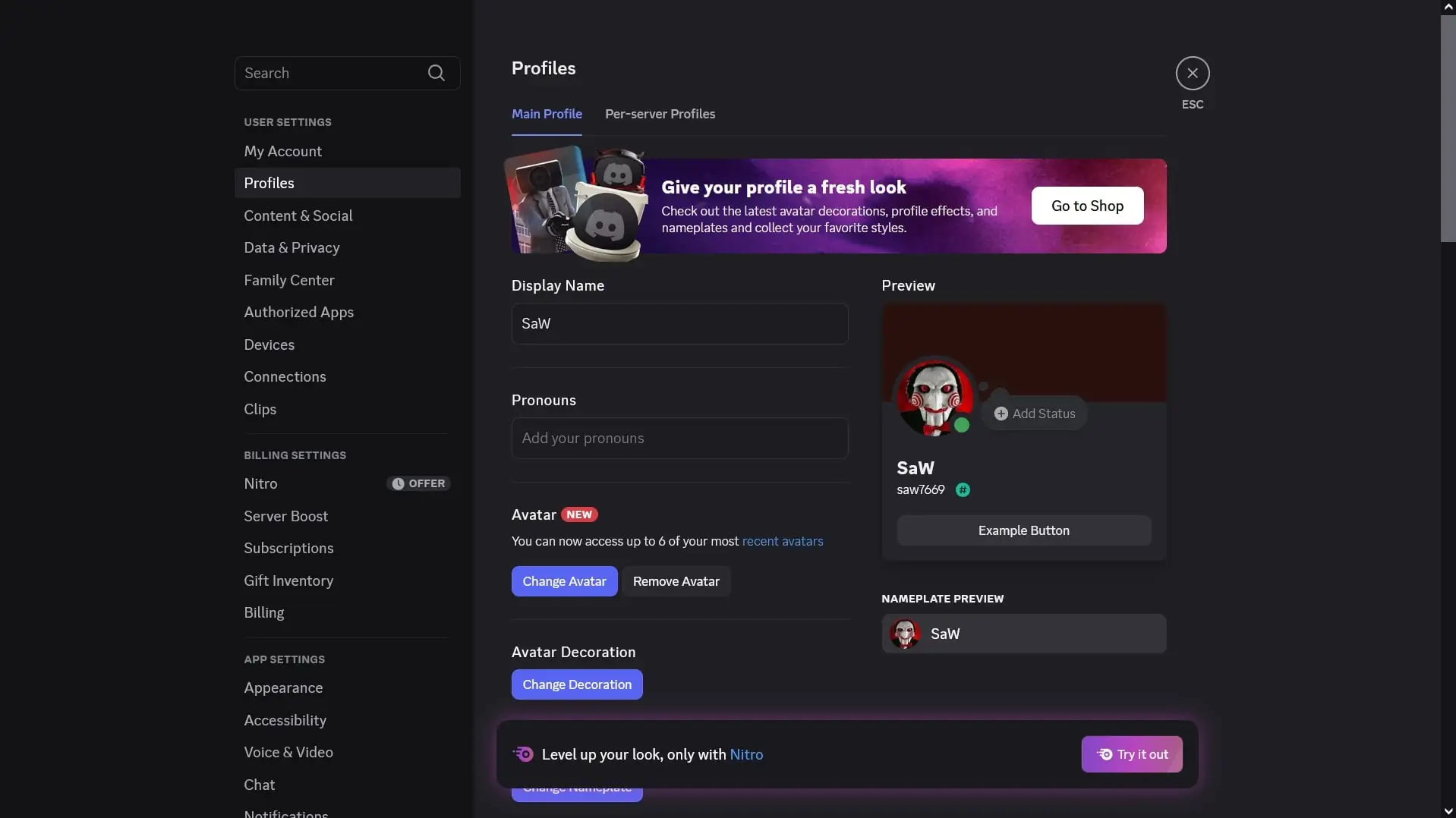 Discord (screenshot, photo)