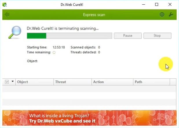 Dr.Web Cureit! (screenshot, photo)