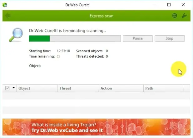 Dr.Web Cureit! (screenshot, photo)