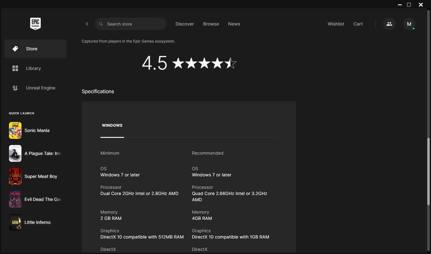 Epic Games (screenshot, photo)
