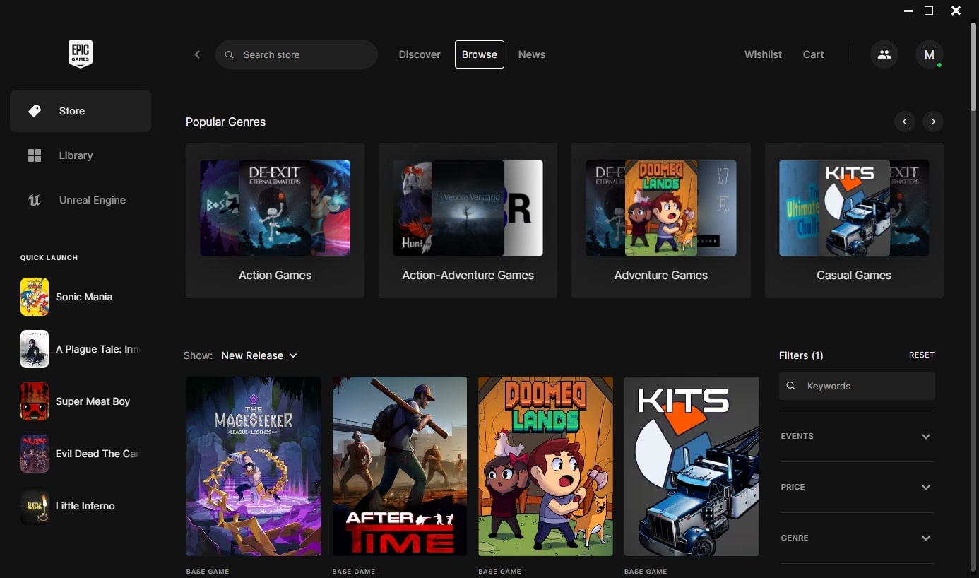 Epic Games (screenshot, photo)