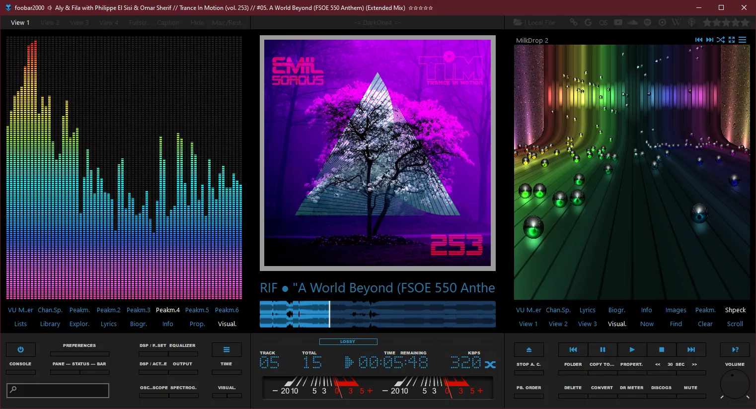 Foobar2000 (screenshot, photo)