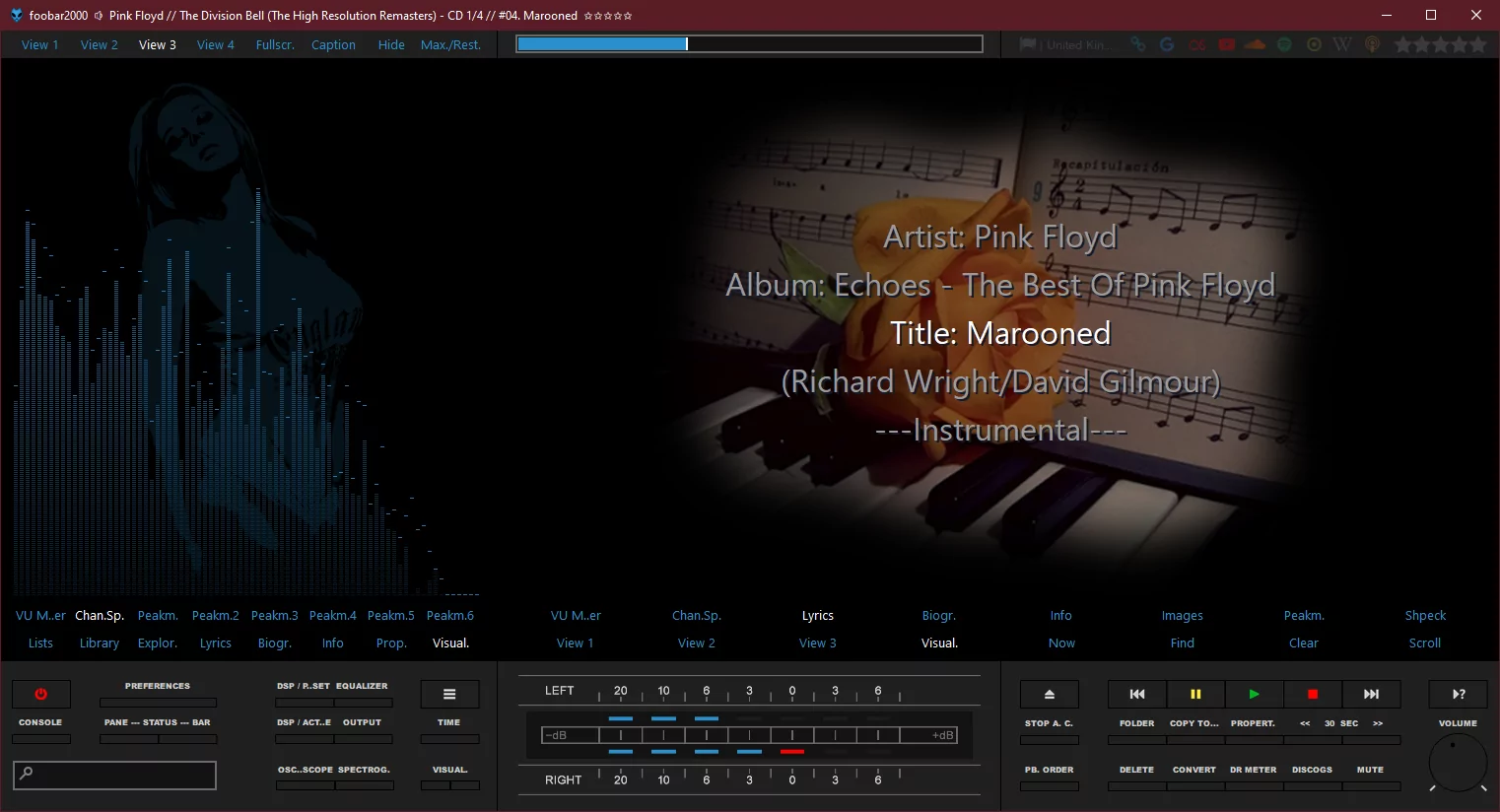Foobar2000 (screenshot, photo)