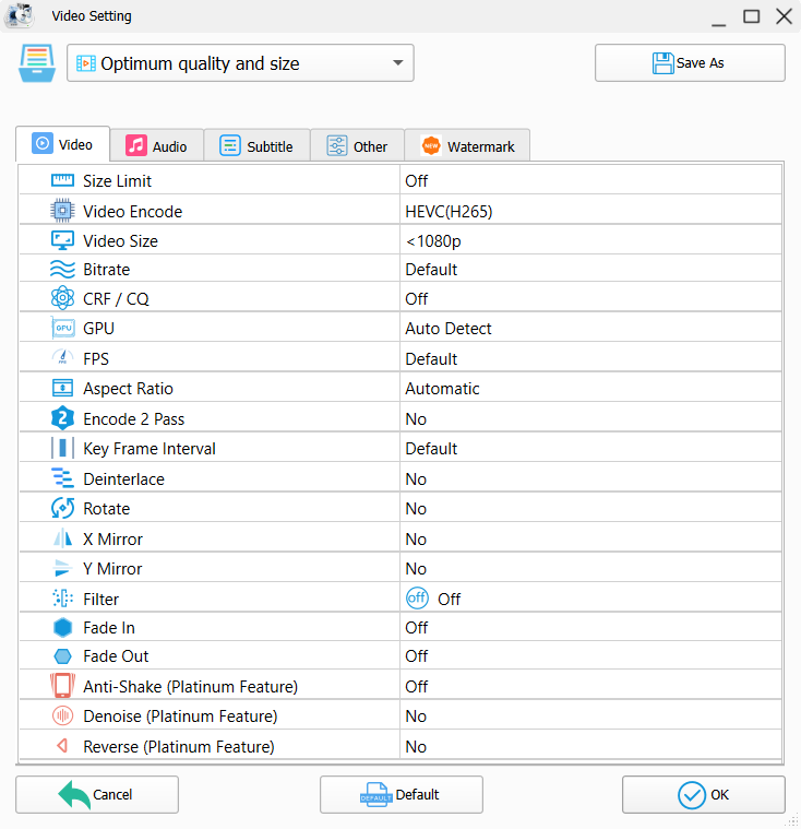 Format Factory (screenshot, photo)