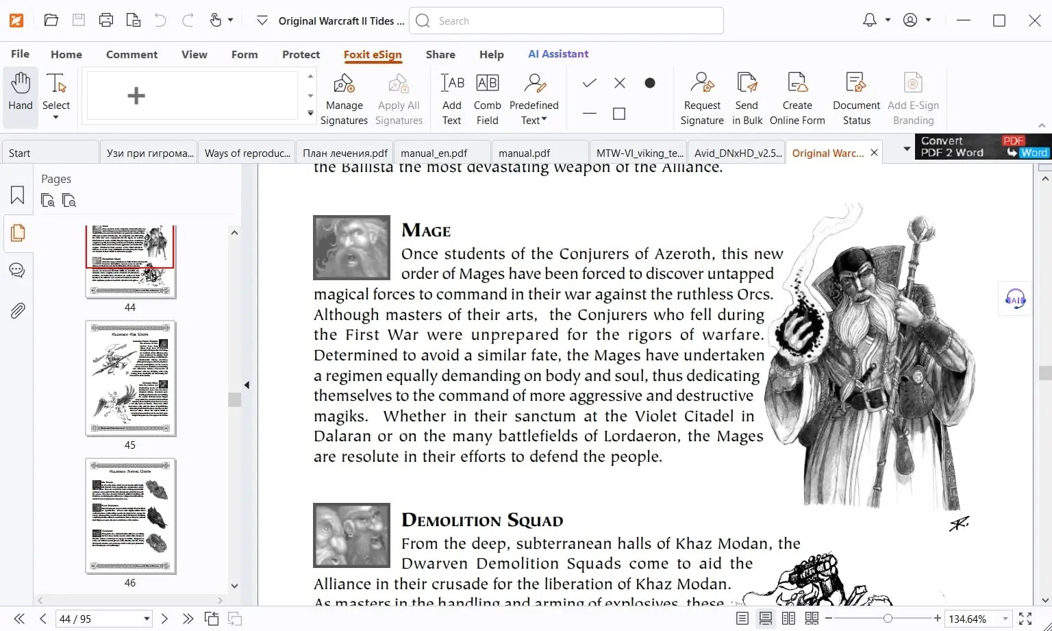 Foxit PDF Reader (screenshot, photo)
