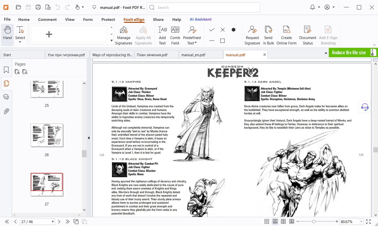 Foxit PDF Reader (screenshot, photo)