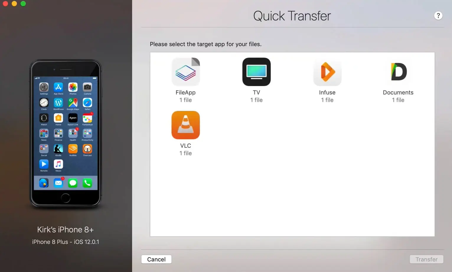 iMazing (screenshot, photo)