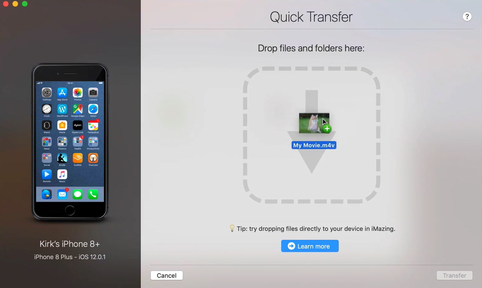 iMazing (screenshot, photo)