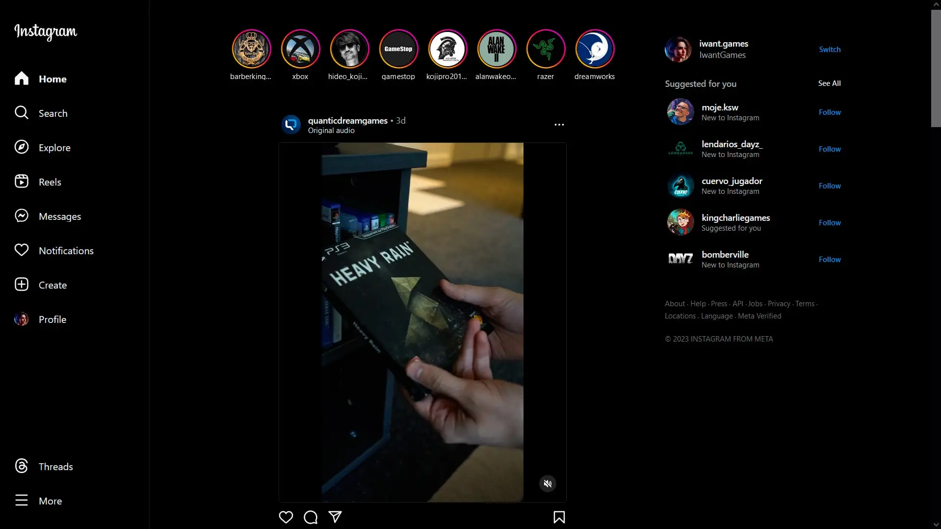 Instagram (screenshot, photo)