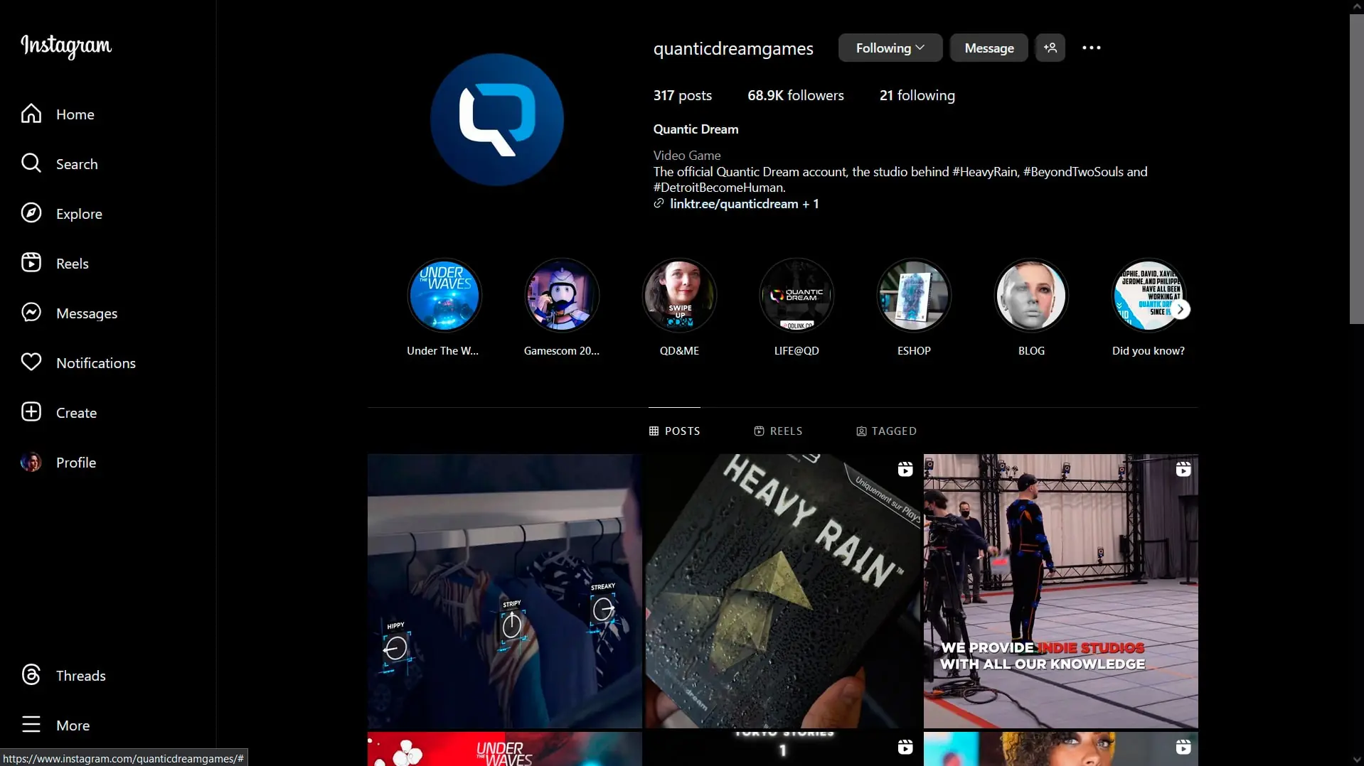 Instagram (screenshot, photo)