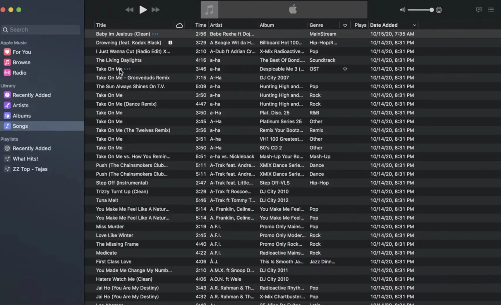 iTunes (screenshot, photo)