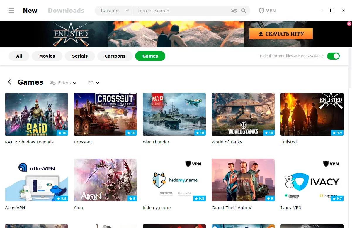 Mediaget (screenshot, photo)
