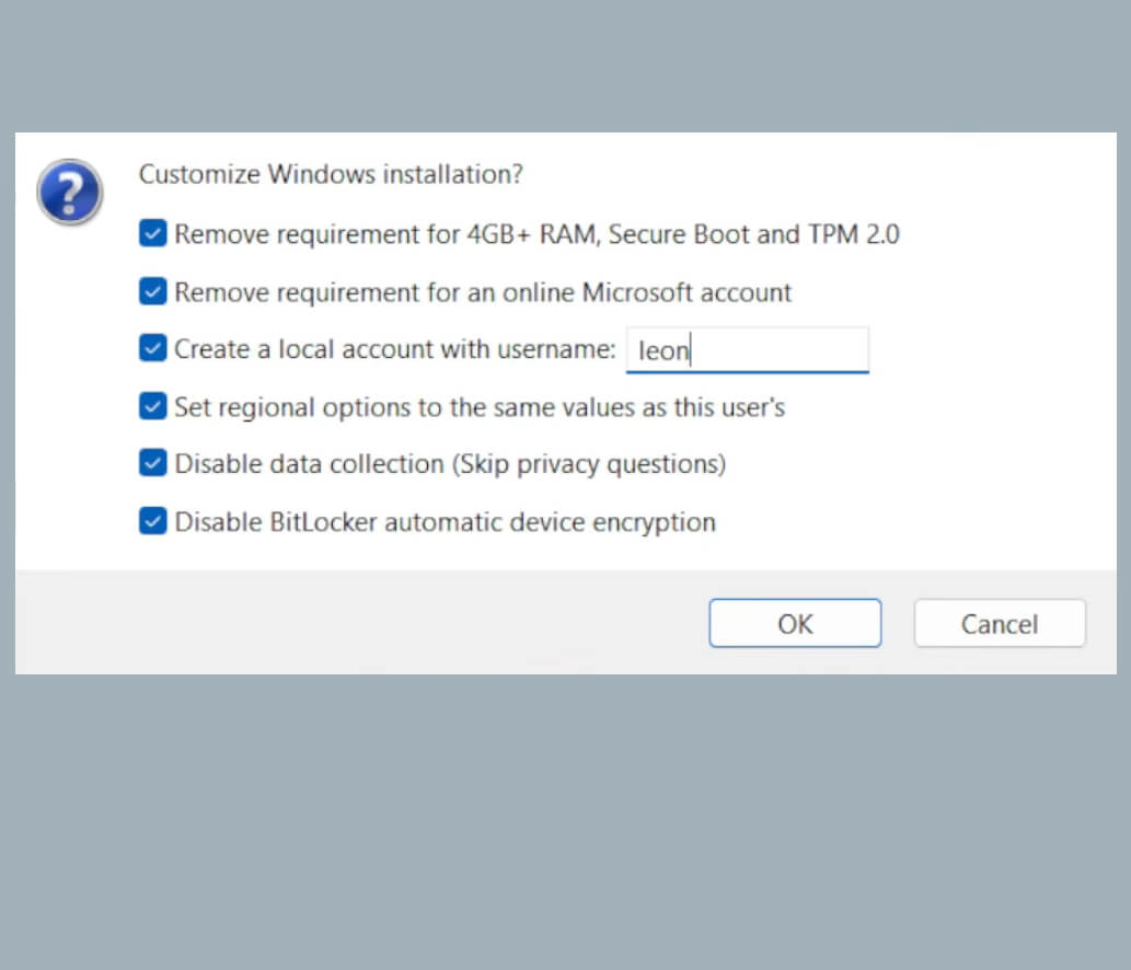 Rufus (screenshot, photo)