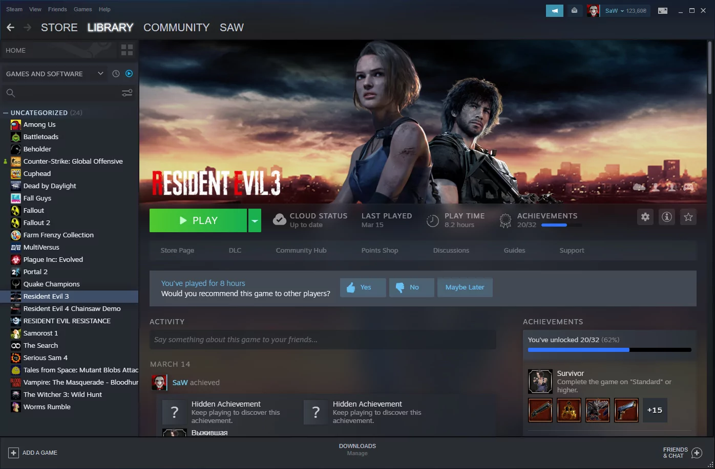 Steam (screenshot, photo)
