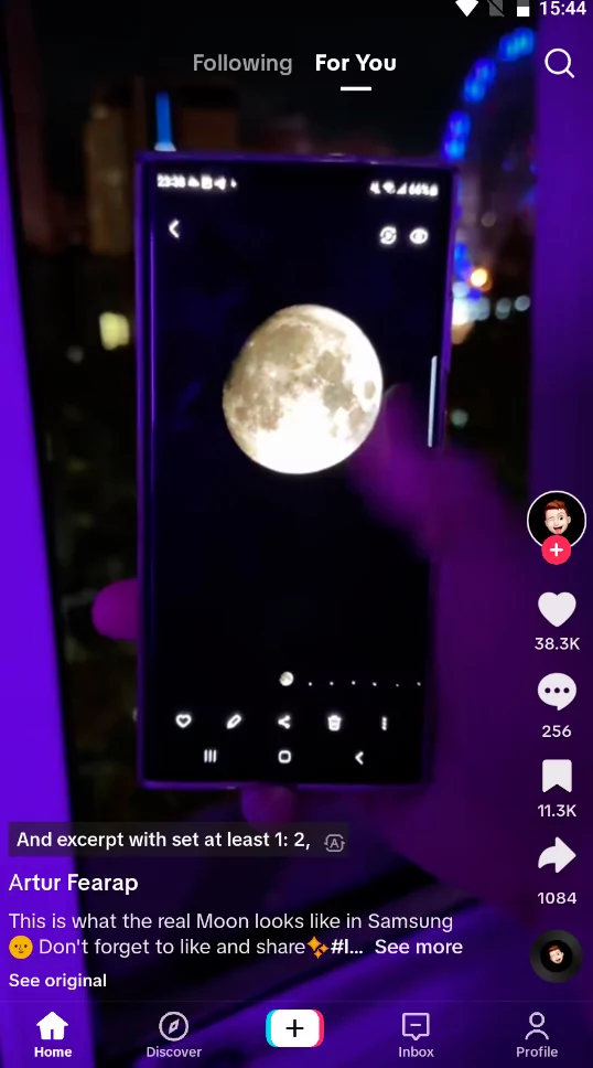 TikTok (screenshot, photo)