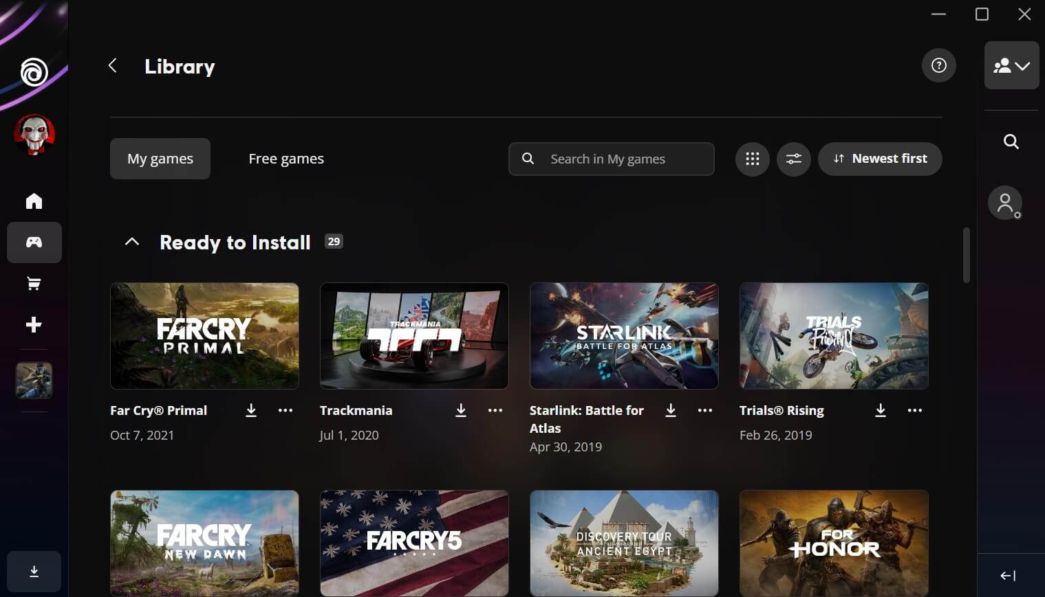 Ubisoft Connect (screenshot, photo)