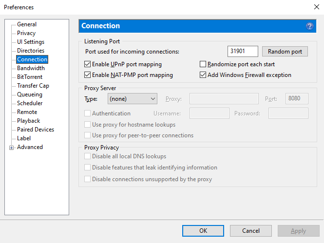 uTorrent (screenshot, photo)