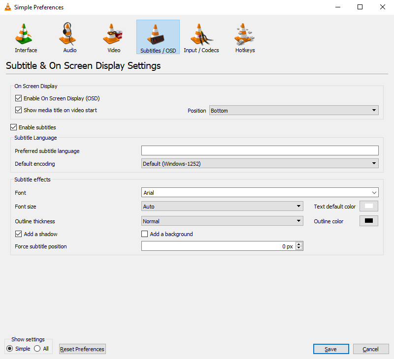 VLC Media Player (screenshot, photo)