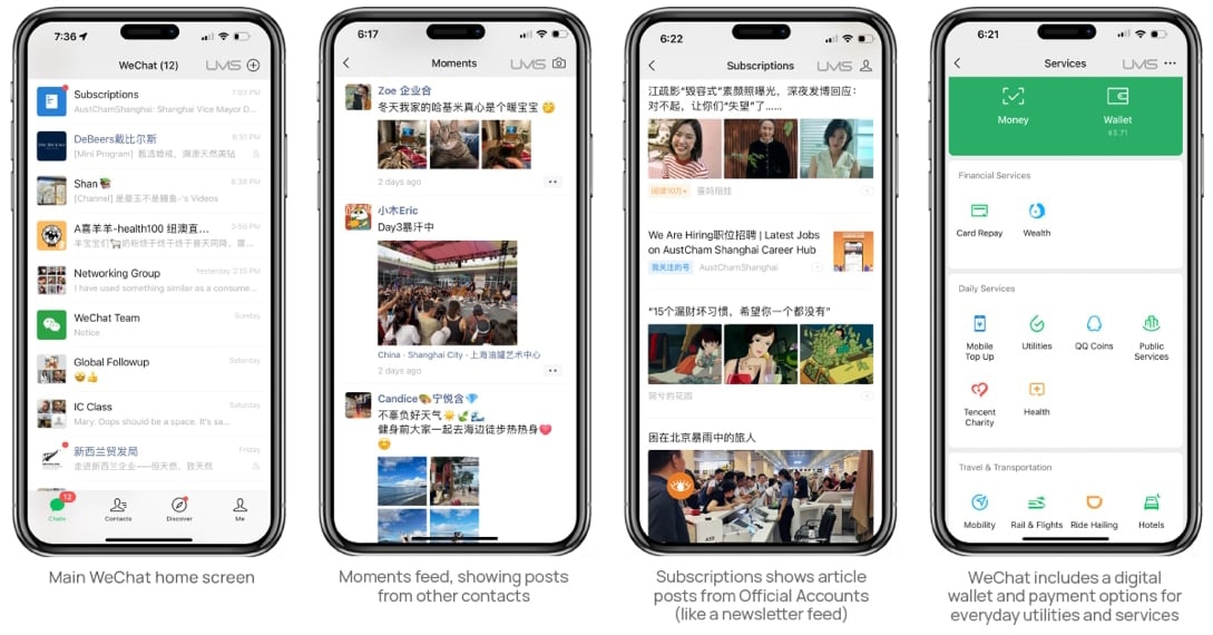 WeChat (screenshot, photo)