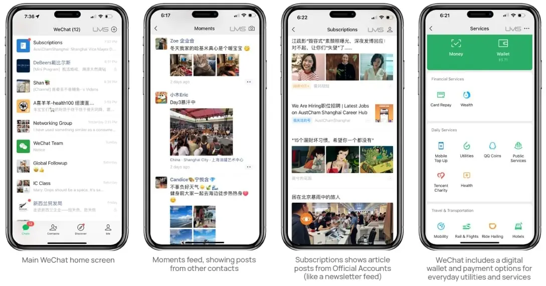 WeChat (screenshot, photo)