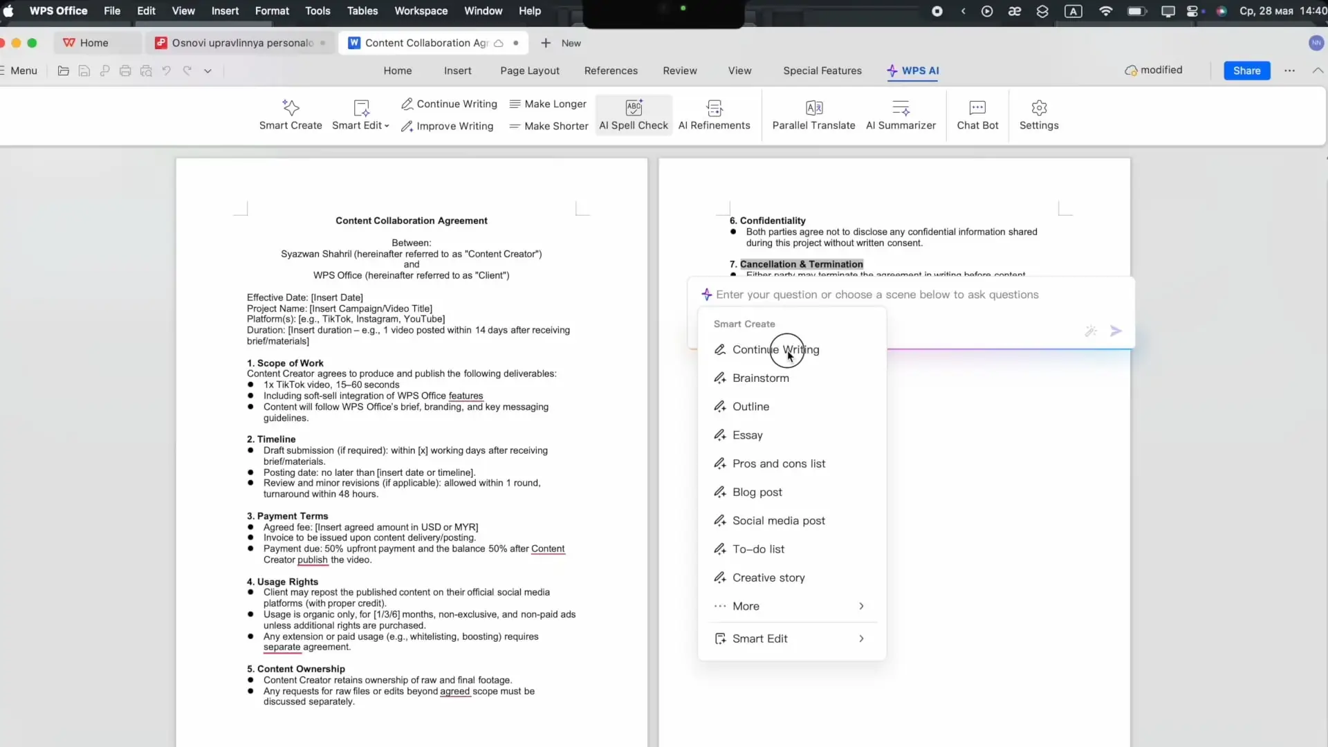 WPS Office (screenshot, photo)