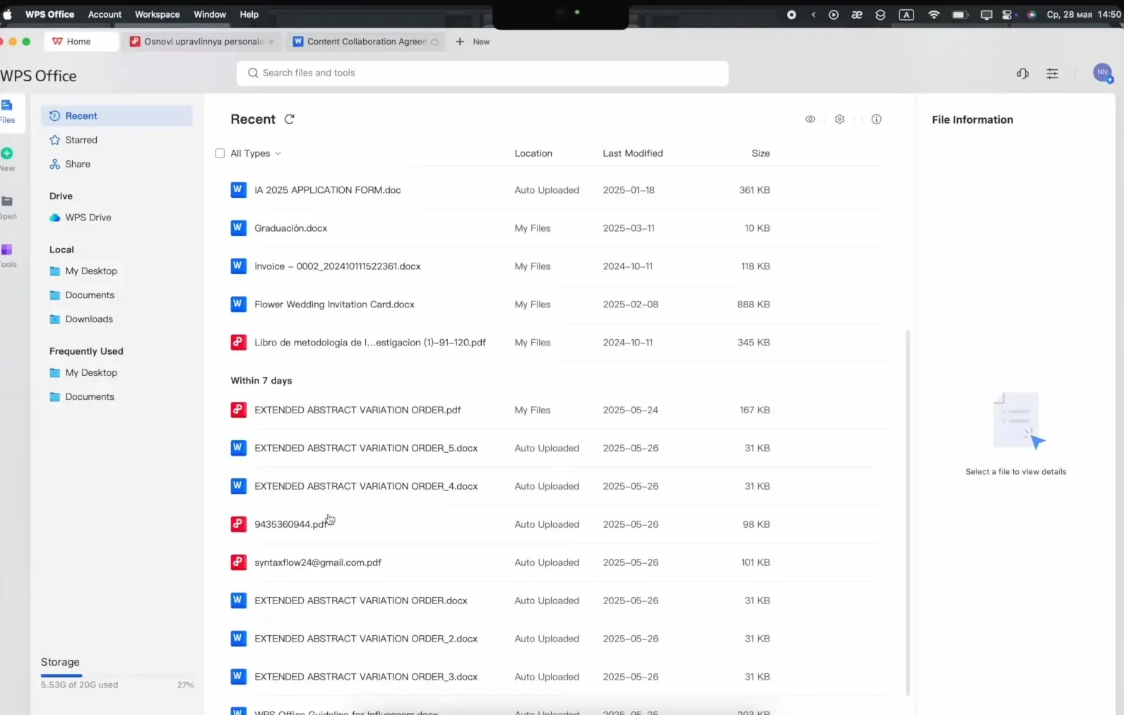 WPS Office (screenshot, photo)