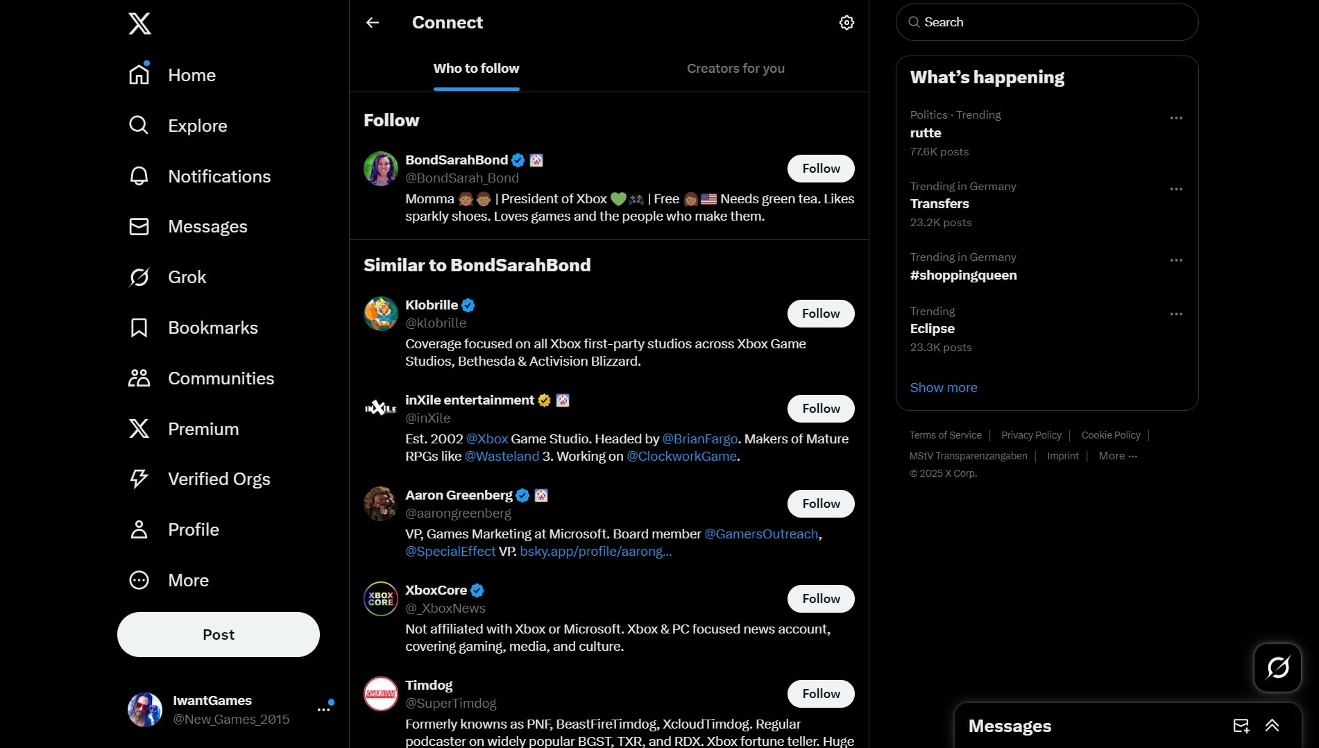 X (Twitter) (screenshot, photo)