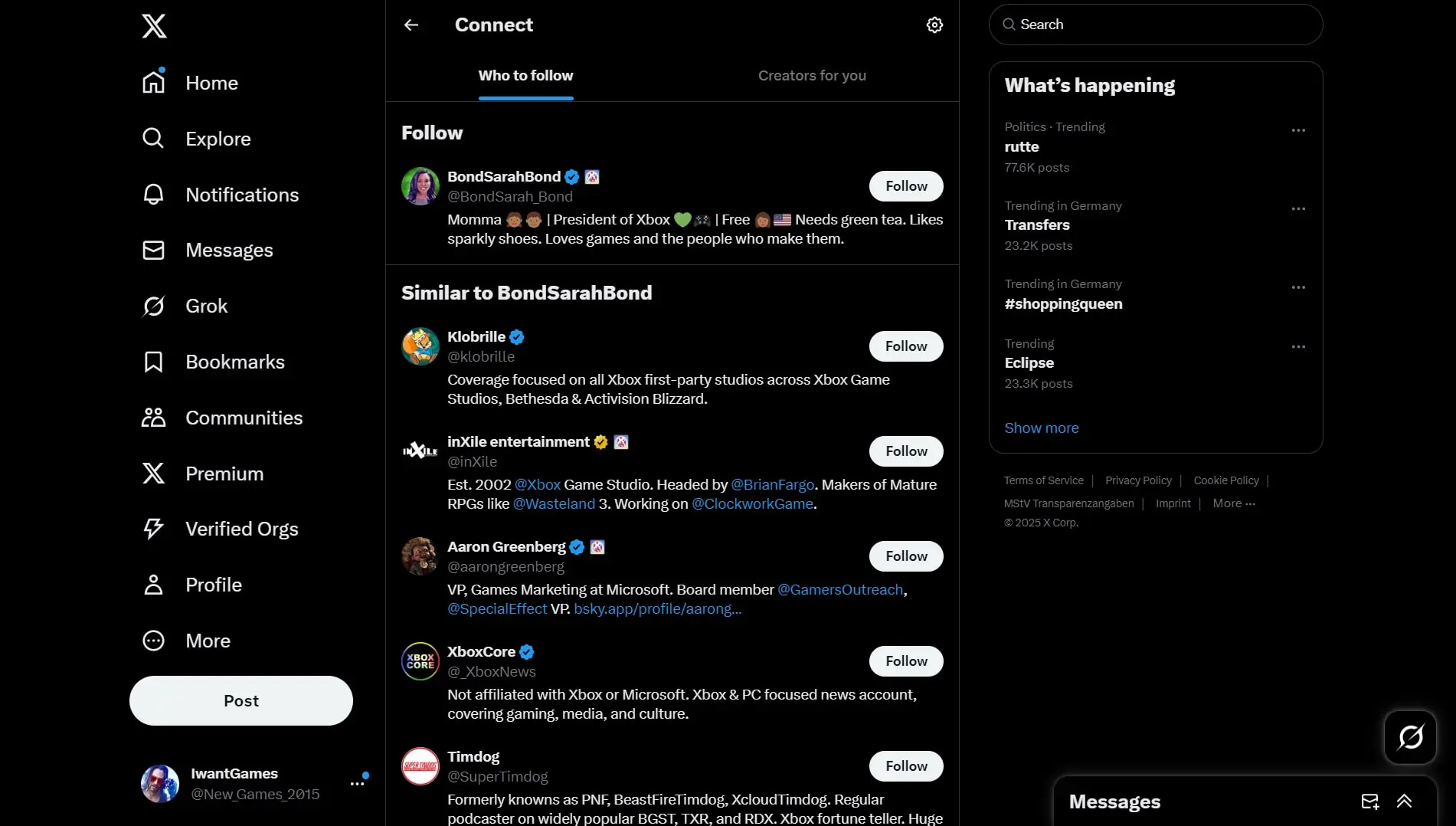 X (Twitter) (screenshot, photo)